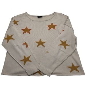 Blank Paige Beige Star Sweater